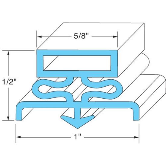 Picture of Door Gasket  for Traulsen Part# -39421