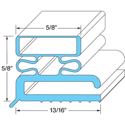 Picture of Door Gasket 23 1/2" X 59 1/2" for Tri-Star Part# ER-04505-00