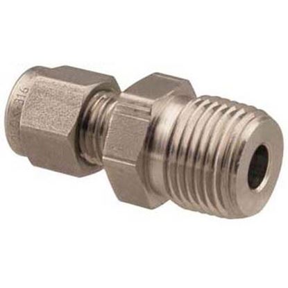 Picture of Connector,Male , 1/4"Od X 3/8Npt for Ultrafryer Part# ULTR24A270