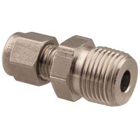 Picture of Connector,Male , 1/4"Od X 3/8Npt for Ultrafryer Part# ULTR24A270