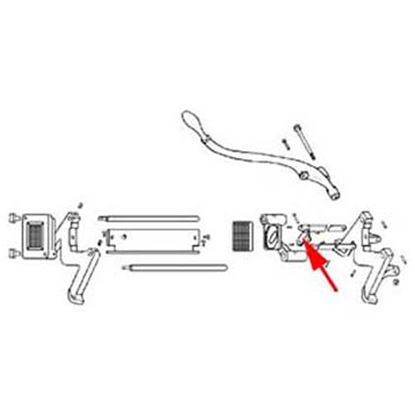 Picture of Bracket,Pusher Plate , Mod 29 for Vollrath/Idea-Medalie Part# 45441