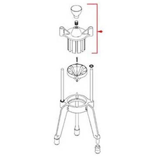 Picture of Head (6 Section, W/Knob)  for Vollrath/Idea-Medalie Part# 316