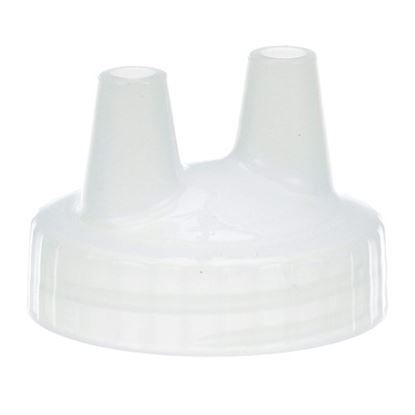 Picture of Ketchup Lid -  Double Tip, Clear for Vollrath/Idea-Medalie Part# 2200131415P