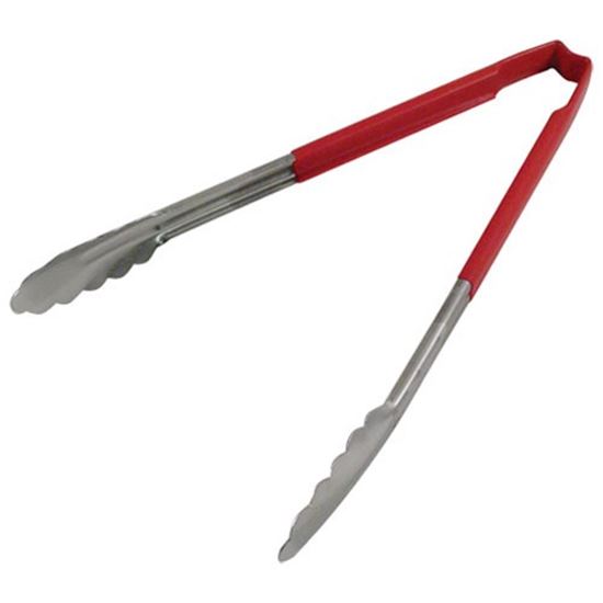 Picture of Tong Red/Ss 12 In Scallop Grip for Vollrath/Idea-Medalie Part# 4781240