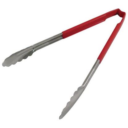 Picture of Tong Red/Ss 12 In Scallop Grip for Vollrath/Idea-Medalie Part# VOL4781240