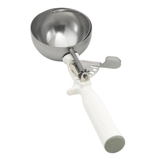 Picture of Disher #6 White Hndl 5 1/3 Oz Hd for Vollrath/Idea-Medalie Part# 47139