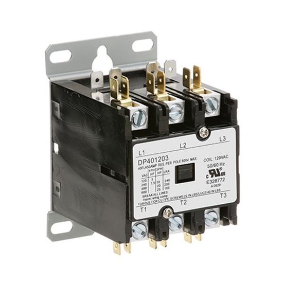 Picture of Contactor (3 Pole,40 Amp,120V) for Vulcan Hart Part# VH111497C3