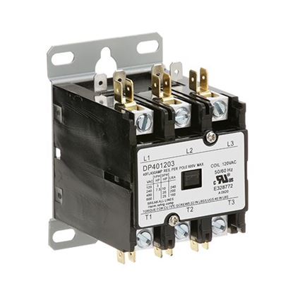 Picture of Contactor (3 Pole,40 Amp,120V) for Blickman Part# BLIAT108
