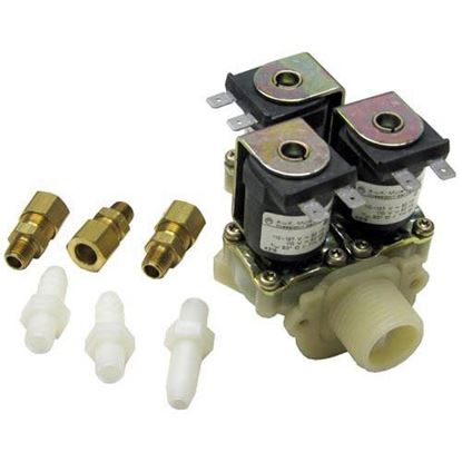 Picture of Solenoid Kit 115V 3Ea 1/8" Fpt, 3/4" Mpt Inlet for Blickman Part# 5095