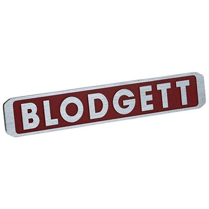 Picture of 10 Blodgett Nameplate  for Blodgett Part# BL16470