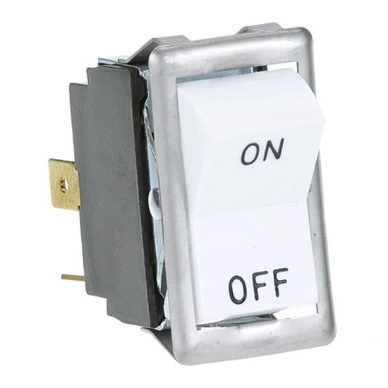 Picture of White Rocker Dpst Switch  for Blodgett Part# 16530 (OEM)