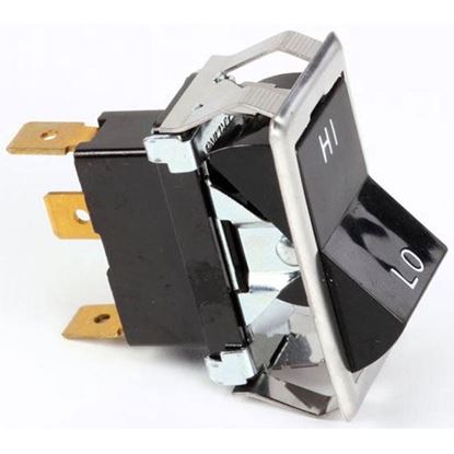 Picture of Black Rocker Spdt Switch  for Blodgett Part# BL17857