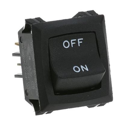 Picture of Black Dpst Rocker Switch  for Blodgett Part# BL19619