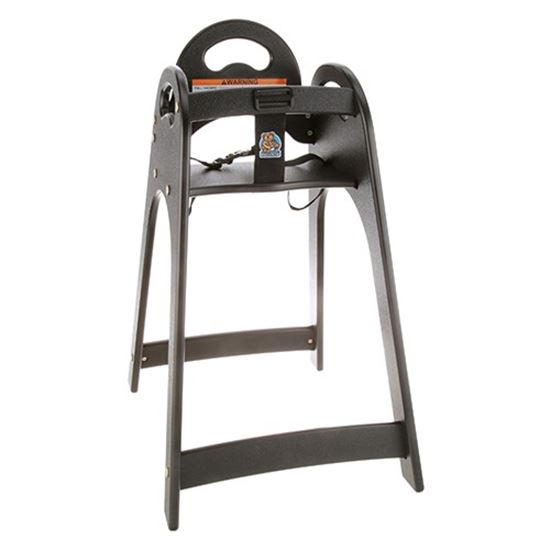Picture of High Chair Plastic Black  for Koala Kare Products Part# KB105-02