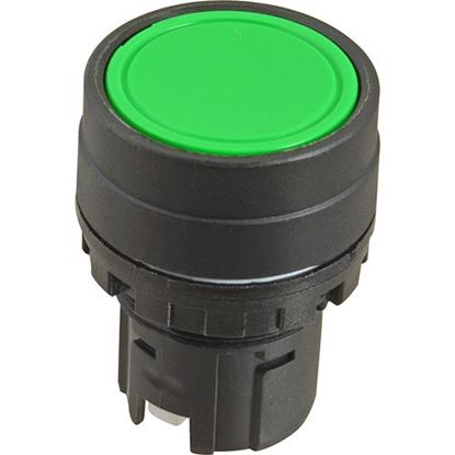 Picture of Switch, Push-Button , Flush, Green for Oliver Products Part# 57087900