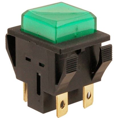 Picture of Switch,Dispenser , Green,Dpst for Bunn Part# BU28296