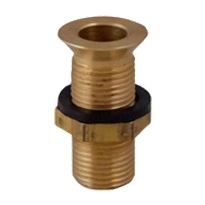 Picture of 1/2 In Brass Sink Drain 1 1/4 In Top, 2 In (L) for Standard Keil Part# 1816-1010-3301