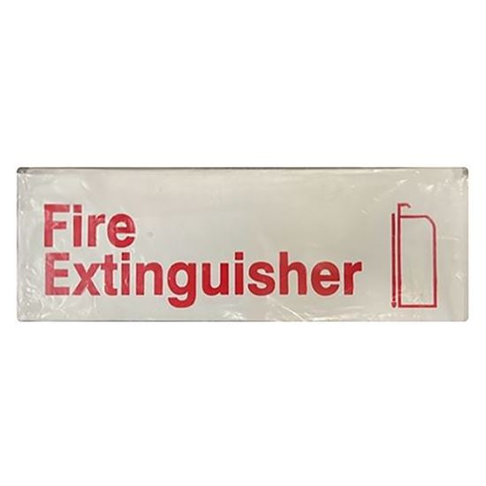 Picture of Sign,Fire Extinguisher , 3X9" for Traex Part# 4518