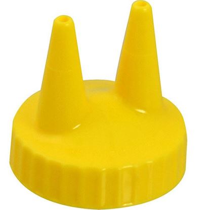 Picture of Mustard Lid - Double Tip  for Traex Part# 2200-08