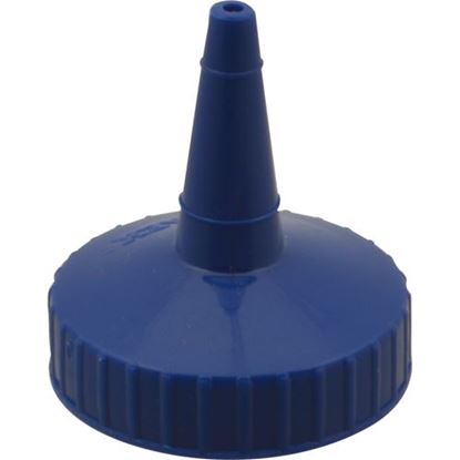 Picture of Squeeze Bottle Caps Blue for Traex Part# 2813-44