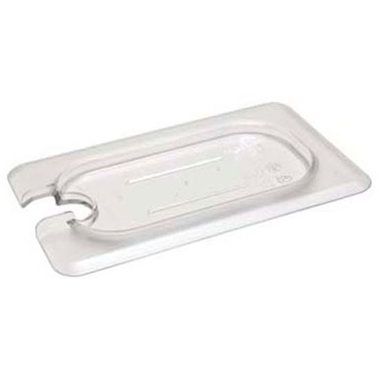 Picture of Cover Ninth Notched -135 Clear for Cambro Part# CAM90CWCN135