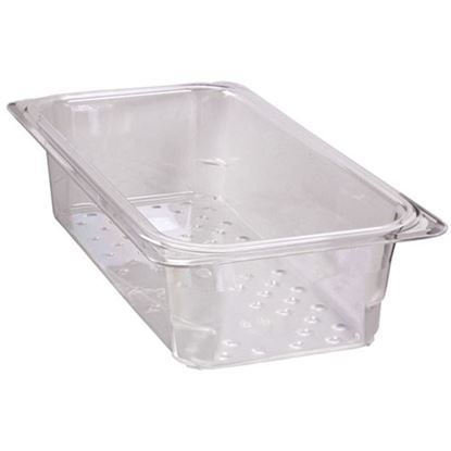 Picture of Colander Food Pan 1/3X3 Clear for Cambro Part# 33CLRCW135