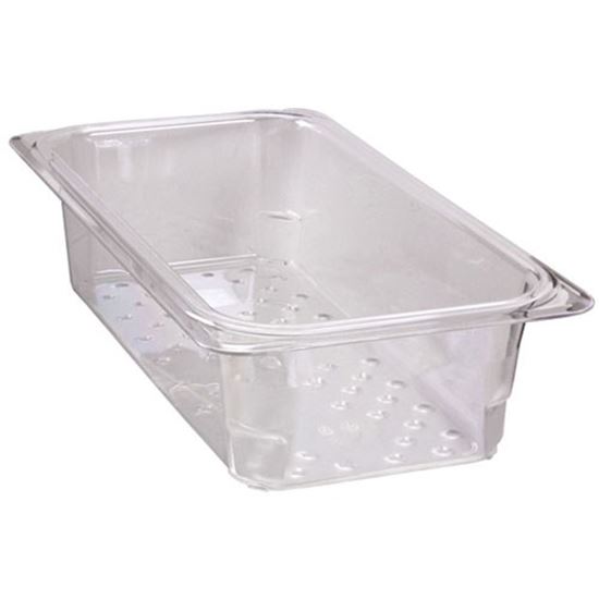 Picture of Colander Food Pan 1/3X3 Clear for Cambro Part# 33CLRCW135