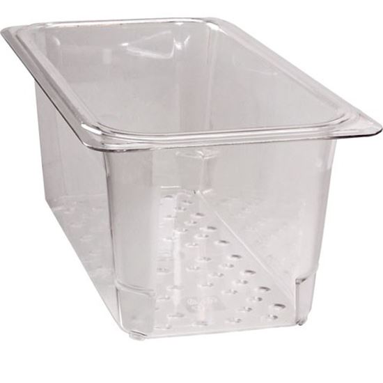 Picture of Colander Food Pan 1/3X5 Clear for Cambro Part# 35CLRCW135