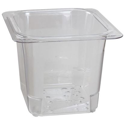 Picture of Colander Food Pan 1/6X5 Clear for Cambro Part# CAM65CLRCW135