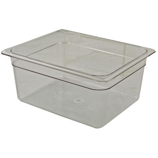 Picture of Pan Poly Half X 6 -135 Clear Qdf for Cambro Part# 26CW-135
