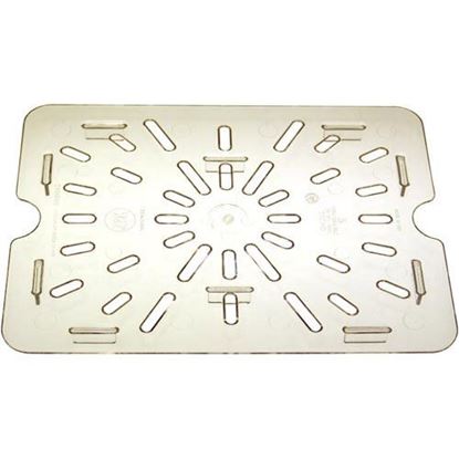 Picture of Drain Tray Half Size-135 Clear for Cambro Part# CAM20CWD135