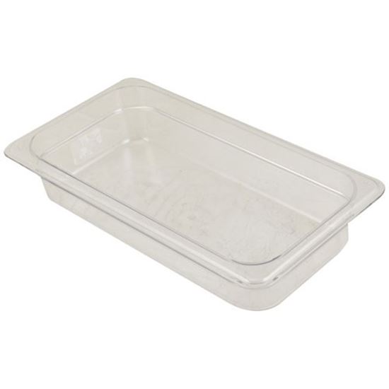 Picture of Pan Poly Third X 2 -135 Clear for Cambro Part# CAM32CW135