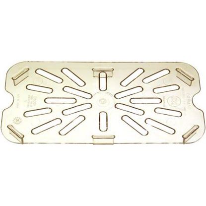Picture of Drain Tray 1/4 Size-135 Clear for Cambro Part# CAM40CWD135