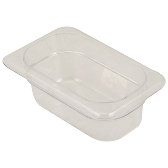 Picture of Pan Poly Ninth X 2 -135 Clear for Cambro Part# 92CW135