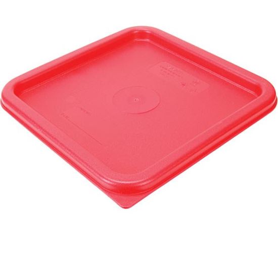 Picture of Cover 6-8 Qt Sq-451 Red for Cambro Part# SFC6-451