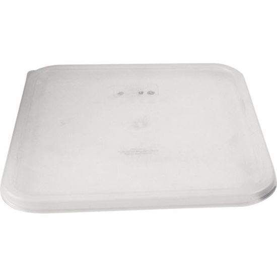 Picture of 12/18/22Qt Seal Cover Semi-Clear for Cambro Part# SFC12SCPP190