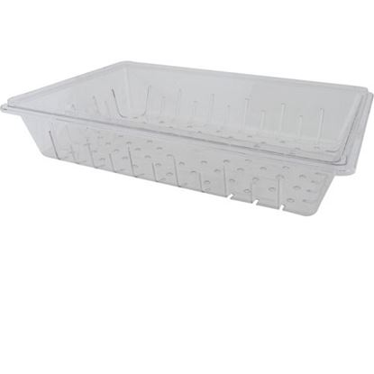 Picture of Colander Food Box Lexan  for Cambro Part# CAM1826CLRCW135