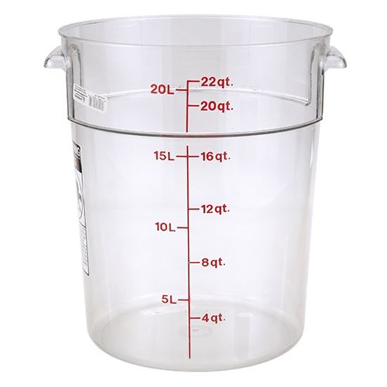 Picture of Cntainer Clr Rd 22Qt-135  for Cambro Part# CAMRFSCW22135