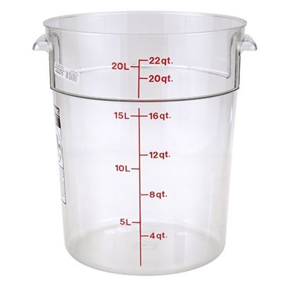Picture of Cntainer Clr Rd 22Qt-135  for Cambro Part# RFSCW22135