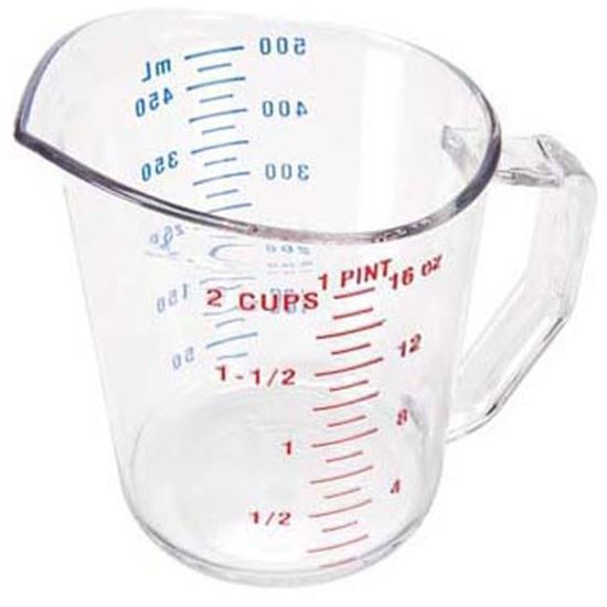 Picture of 1 Pt Measuring Cup-135 Clear for Cambro Part# 50MCCW135