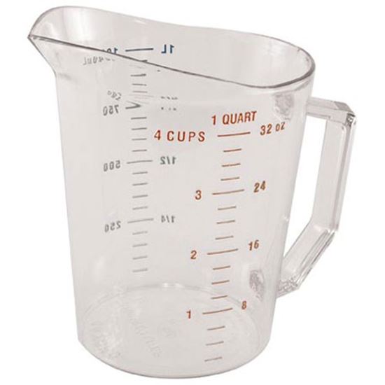 Picture of 1 Qt Measuring Cup-135 Clear for Cambro Part# 100MCCW135