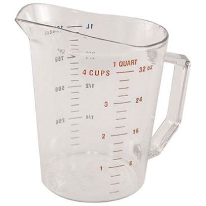 Picture of 1 Qt Measuring Cup-135 Clear for Cambro Part# CAM100MCCW135