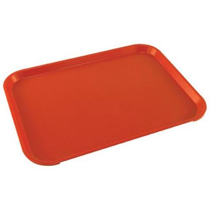 Picture of Fast Food Tray -163 Red 12X16 for Cambro Part# 1216FF-163