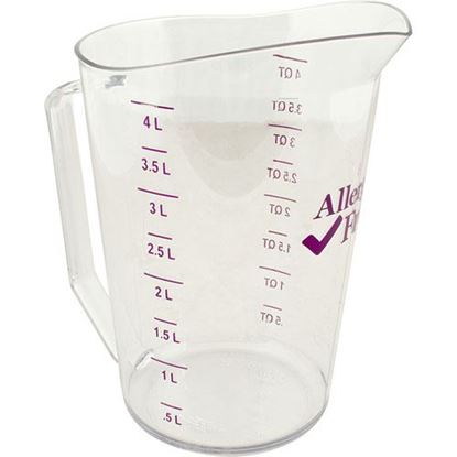 4 Qt Measuring Cup Allergen-Free for Cambro Part# CAM400MCCW441