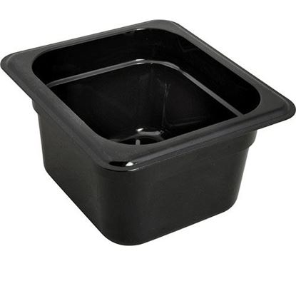 Picture of Pan,Food , 1/6 Sz,4"D,Blk Poly for Carlisle Foodservice Part# 3068403