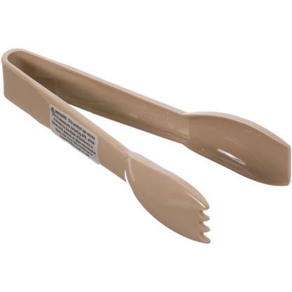 Picture of Tongs - 6" Beige Plastic  for Carlisle Foodservice Part# 460606