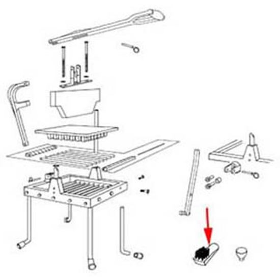 Picture of Brush, Lettuce Cutter  for Carlisle Foodservice Part# 4052900