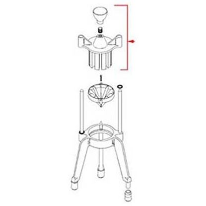 Picture of Head (6 Section, W/Knob)  for Redco Part# 316