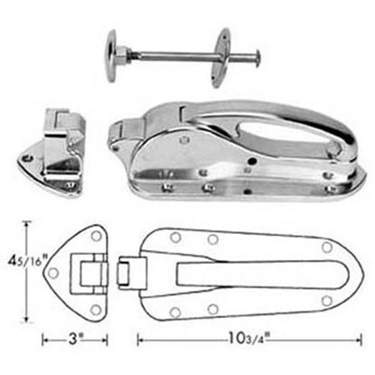 Picture of Latch , W/1-1/2" Strike/Ir for Premco Part# 101S