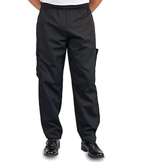 Picture of Kng Xl Baggy Chef Pants Black for AllPoints Part# 1138XL